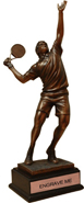 Tennis Gallery Resin Trophy - Male