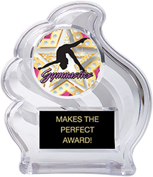 Krystal Clear Wave Ice Award w/ Insert