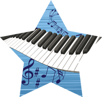 Music- Piano Star Insert