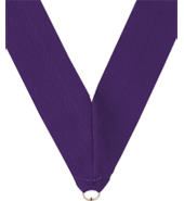 7/8 x 30 in. Purple Neck Ribbon