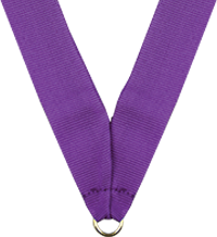 7/8 x 30 in. Light Purple Neck Ribbon