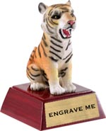 Tiger Color Theme Resin Trophy