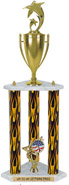 Three-Post Trophy- 26 inch