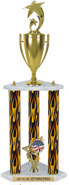 Three-Post Trophy- 24 inch