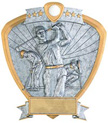 Golf Sport Legend Shield Resin Trophy - Male