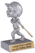 Baseball Double Bobble Resin Trophy