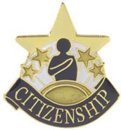 Scholastic Star Pins- Citizenship