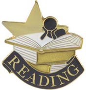 Scholastic Star Pins- Reading