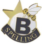 Scholastic Star Pins- Spelling