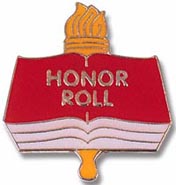 Scholastic Award Pins- Honor Roll