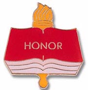Scholastic Award Pins- Honor