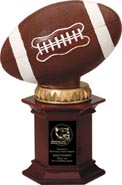 Football Pedestal Resin Trophy
