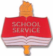 Scholastic Award Pins- School Service