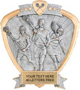 LaCrosse Sport Legend Shield Resin Trophy - Female