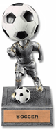 Soccer Bobblehead 'Toon Resin Trophy